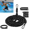 WDKXCN Elastico Nuoto, Regolabile Elastico Nuoto Statico Piscina, Swim Trainer con Una Borsa Per La Conservazione, Cintura Premium Adulti Piscina per Piscine Esterne Interne