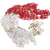 PRETYZOOM Rete da Basket a Catena per Canestro, Acciaio Zincato | Ricambio per Pallacanestro, Pieghevole, Uso in Palestra e Casa, Accessorio Metallico Plastica Spruzzata Colore Casuale
