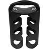 NIYANGLE Porta Manubri in Plastica PP Nero, Supporto Casa Elegante | Organizzazione Multifunzione, Accesso Rapido, Design Salvaspazio, per Spazi Allenamento e Centri Fitness