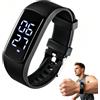 XJJAUGKLY Orologio fitness senza telefono cellulare, impermeabile IP68, contapassi | Contatore di calorie e activity tracker, impermeabile fino a 30 m, per nuoto e doccia, senza app e Bluetooth
