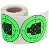 NIYANGLE Bersaglio Adesivo in Carta Fluorescente Verde Chiaro per Arco e Frecce | Applicazione Peel And Stick, Design a Schizzi Segni Chiari, per Poligoni e Attività di Tiro