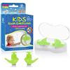 Hearprotek Tappi per Le Orecchie da Nuoto per Bambini, 2 Paia di Tappi Auricolari in Silicone riutilizzabili per nuotatori, Bagno, Doccia e Altri Sport Acquatici (Verde)