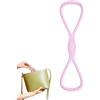 Generisch Fasce elastiche in silicone, dispositivo di trazione per braccia, schiena e | Fascia elastica sportiva a 8 forme per recupero, principianti, stretching, allenamento, yoga, sport, casa, viaggi, muscoli