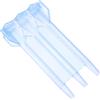 DEARMAMY Scatola Porta Freccette Portatile in Plastica Blu con Moschettone | Design a Scomparti, Uso Versatile per Accessori e Freccette Standard, Soluzione Pratica da Portare