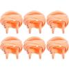 JUMPLAWN 6 Pezzi Stringinaso da Nuoto in Silicone con Cinghia per Adulti | Beige, Resistente All'usura e Agli Strappi, con Puntali Imbottiti, Accessorio Sportivo per Piscina