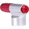 DEARMAMY Pompa Co2 Mini per Bicicletta, Lega di Alluminio, Rosso | Interfaccia Cilindro Lavorata Cnc, Pulsante Gonfiaggio a Tocco, per Basket e Bici, Portatile