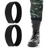 WLLHYF Nero Boot Bluse Fasce Elastiche Pantaloni alla Caviglia Cinghie con Gancio e Passante Stivali Cinghie Fitness per Escursionismo Pesca Caccia Ciclismo Giardinaggio Uniformi Militari