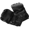 MAGICLULU Guanti da Boxe Mezze Dita Mma in Pu, Adulti, Neri, Comodi | Polsino Allargato, Traspiranti e Aderenti, per Allenamento, Sparring e Sacco, Stile Elegante