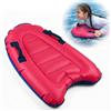 Bocguy Bodyboard gonfiabile, 75 x 65 x 15 cm, tavola da surf, gonfiabile, pieghevole, per bambini, con manici per surf in spiaggia, piscina, nuoto, estate, sport acquatici
