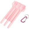 GRIRIW Astuccio per Freccette Portatile, Scatola Porta Freccette in Plastica Rosa con Chiusura a Fibbia, Multi-Scomparto, Guscio Rigido, per Uso Outdoor