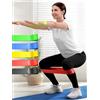 Generic Fasce elastiche per fisioterapia, set di 5 fasce elastiche per gambe del sedere, con manuale di istruzioni e borsa per il trasporto
