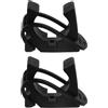 Toyvian 2 Pezzi Supporto in Gomma a Sgancio Rapido Base Forata | Fissaggio Singolo, Stabilità Resistente al Vento, per Rafting e Spostamenti Sull'acqua, Nero, Rotondo