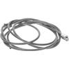 Abaodam Corda in Filo D'acciaio per Rete Canestro Basket, Fissaggio Rapido | Canestro Interno ed Esterno, Attacco Sicuro e Versatile, Alluminio e Acciaio, Colore Argento