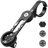 FACULX Supporto per computer da bici in alluminio 32 mm Bar 360 Rotazione | Robusta lega di alluminio, adatta per barre da 32 mm, rotazione a 360, dimensioni compatte 100 x 45 mm, uso su strada e MTB