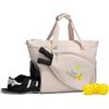 Sea choice Borsa e Padel Multifunzione Pickleballs Court Sports Duffle con Scompartimento di Scarpe Ampia capacità Contiene 2 Racchette Elegante Borsa da Viaggio per Uomo e Donna