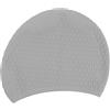 Kichvoe Cuffia da Nuoto in Silicone a Goccia, Adulta, Grigia | Design Riutilizzabile e Flessibile, Forma a Goccia, Look alla Moda, per Uso in Piscina