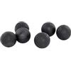 Obut - 6 boccini neri raccoglibili, accessorio per bocce/pétanque, taglia unica