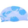 SOLUSTRE Cuffia da Nuoto in Silicone Blu, Morbida e Confortevole | Protegge i Capelli, Design , per Adulti, Accessorio Piscina Facile da Indossare