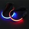Toyvian Clip Luminose per Scarpe LED, 2 Pezzi, per Corsa Notturna | Visibilità Migliorata, Due Modalità di Luce, Uso Serale e Camminata, Colore Nero, Materiali Pvc Abs Silicone Colore Casuale