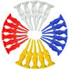 VANZACK 24 Pezzi Tee da Golf in Plastica Golf Spikes Leggero Riduce la Resistenza per Golfisti su Campo