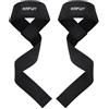 AMFUN Cinghie per Sollevamento Pesi Imbottite, Cinghie da Polso per Sollevamento Pesi, per Weightlifting, Stacchi, Powerlifting, Bodybuilding, Uomo e Donna