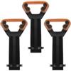 GLEAVI 3 Pezzi Utensile per Riparazione Punta Biliardo 13mm ABS | Punta per Pool e Biliardo, Design Multifunzione, Accessorio Essenziale in ABS Elastico