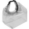 GATHINESS Borsa Coulisse, Grande, in EVA per Bagno e Nuoto | Capacità Ampia, Facile da Portare, per Uomini e Donne, Trasparente Grigio, Accessorio da Viaggio
