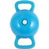 VICASKY Kettlebell da Yoga Fitness Doppie Maniglie, Base Piatta Blu | PVC Portatile, Peso Regolabile e Delicato Sul Pavimento, per Ufficio e Viaggio