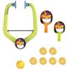 DSOUWEH Set di racchette e palline da pong portatili per migliorare il | ovunque con attrezzatura professionale per giocatori seri. Allenamento con palline da pong sospese per telaio della porta.