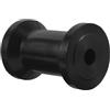 SHINEOFI Rullo per Rimorchio Barca PU 4 Pollici 15mm Nero | Supporto Centrale per Chiglia, Riduce Attrito e Segni, Stabilità Migliorata, Uso