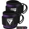 RDX Cinghie per Caviglia, Neoprene Cavigliere 30CM Imbottite Polsini per Trazioni Esercizi Delle Gambe Workout con Doppio D Anello Attaccamento Cavo, Palestra Fitness Regolabile Ankle Strap Uomo Donna
