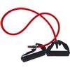 VOSAREA Fascia Elastica con Maniglie in Lattice Nero per Yoga e Allenamento | Impugnature Comode, Uso Semplice, Molto Elastica, per Esterni e Sala Yoga, Adatta a Uomini e Anziani