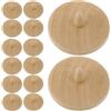 JECOMPRIS 20 Pezzi Marcatore per Palline da Golf in Legno | Accessori da Golf per Uomo, Uso Allenamento e Campo, Costruzione Solida, Colore Beige Naturale
