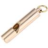 Generic Fischietto in ottone per campeggio, sopravvivenza, mini sport acquatici, salvataggio, arbitro, strumento tascabile