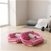 Generic 2pcs 8-forma bande di resistenza TPR allenamento di forza Pull Rope Home Fitness