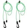 Hemobllo 2 Pezzi Corda per Kayak Guinzaglio per Kayak Regolabile in Nylon e Plastica Verde Aggancio Rapido All'aperto e Barche