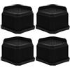 TOPBATHY 4 Pezzi Blocchi Inclinazione per Tappeto da Camminata Regolabili | Attrezzo, Base Antiscivolo, Protezione Pavimento, per Walking Pad e Tappeto da Camminata, 3x2.7x2