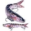 Generic 1 esca da pesca multi-snodata rigida, esca bionica segmentata per spigola, testa di serpente, Topmouth, Culter, attrezzatura per acqua salata fresca