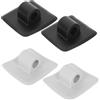 DEARMAMY 4 Pezzi Supporto Motore Kayak in Plastico, Leggero, Stabile | Compatibile Motore e Girante di Poppa, Uso per Svago e Avventure, Fissaggio Rapido, per Kayak e Canoa