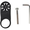 FACULX Supporto per manubrio in ABS per computer da bici per Garmin Bryton Bike | Costruzione in plastica ABS, leggera 40 g, adatta per Garmin per Bryton, design con tappo superiore a stelo, presa sicura