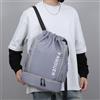 Generic 1 zaino per scarpe, borsa da nuoto, leggera, per separare le scarpe e asciugare, per sport all'aria aperta, fitness, campeggio, grigio