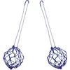 Cabilock 2 Pezzi Rete per Palleggi Calcio, Ausilio Allenamento Rimbalzo, Blu | Polipropilene Leggero, Uso Interno ed Esterno, per Adulti, Pratica Versatile