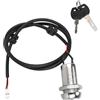 Limtula Sistemi bloccaggio per scooter elettrici professionali Costruzione resistente alla corrosione Accessori a doppia chiave Lucchetto per scooter elettrici impermeabilizzato