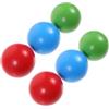 Sosoport Set 6 Pezzi di Bocce in Legno Schima Superba per Ragazzo Ragazza, Resistenti e Portatili, per Giochi All'aperto e Vacanze Estive in Compagnia