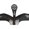 Vroomoto Supporto per Computer da Bici Maniglia Piegata Integrata in | Staffa per Computer da Bicicletta, Fibra di Carbonio, compatibilità Bryton Cat Eye, Uso Ciclismo, 29 G, Adattatori