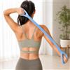 Generic Cinghia elastica con manici, fascia di resistenza per yoga per stretching della schiena, corda fitness flessibile per allenamento di mobilità, esercizi di forza, allenamento in palestra a casa