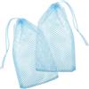 Tofficu 2 Pezzi Borsa per Scarpette da Ballo in Rete Traspirante con | Poliestere Leggero, Chiusura Sicura, Studio e Viaggio per Donne Ragazze