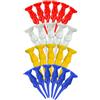 UKCOCO 24 Pezzi Tee da Golf Colorati in Plastica Resistente Supporti per Palline da Golf Accessori Professionali per Allenamento e Pratica di Putting