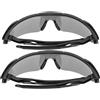 SAFIGLE 2 Pezzi Occhiali da Sole Sportivi Uomo per Ciclismo e Corsa, PC | Protezione Uv, Design Elegante e Semplice, per Strada e Attività All'aperto, Uomo e Donna