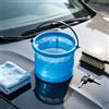 Generic Mini secchio pieghevole, secchio pieghevole portatile, adatto per pulizia, pesca e attività all'aperto, forniture da viaggio, blu